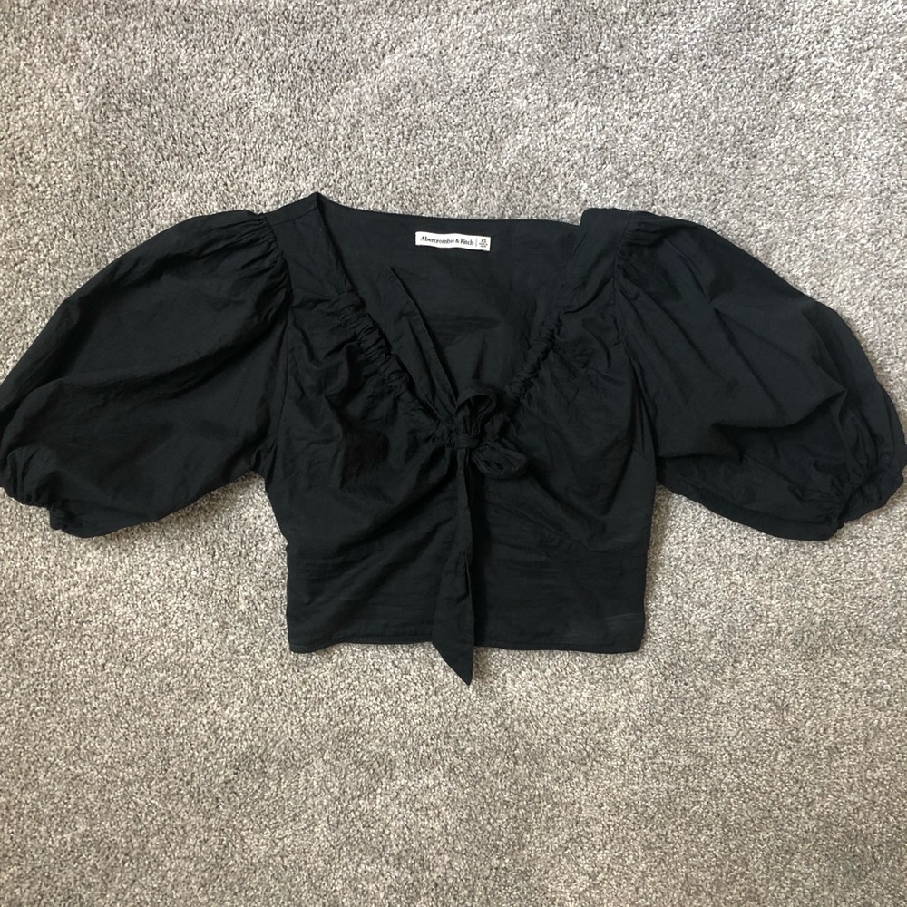 Abercrombie and Fitch Puff Sleeve Shirt